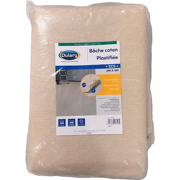 Bâche coton plastifiée éco
