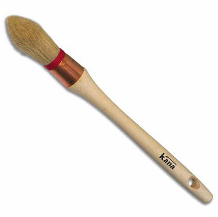 Pinceau à Rechampir Collet Ficelle Soies Blanches Stabilisées